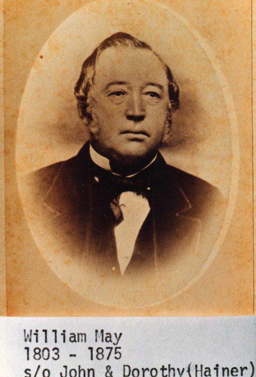Photograph of Great-Great-Great Grandfather William May.